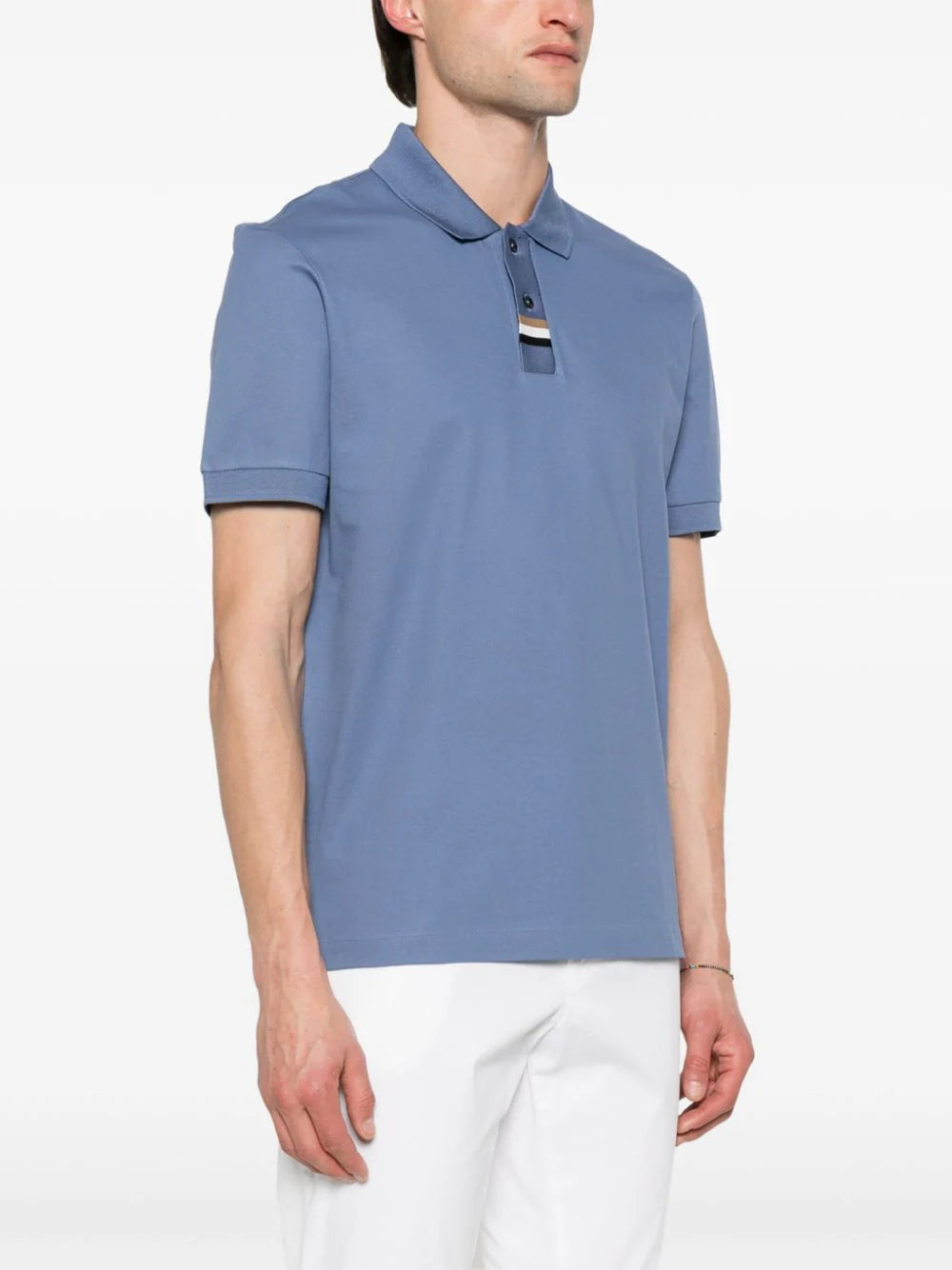 BOSS  piqué cotton polo shirt