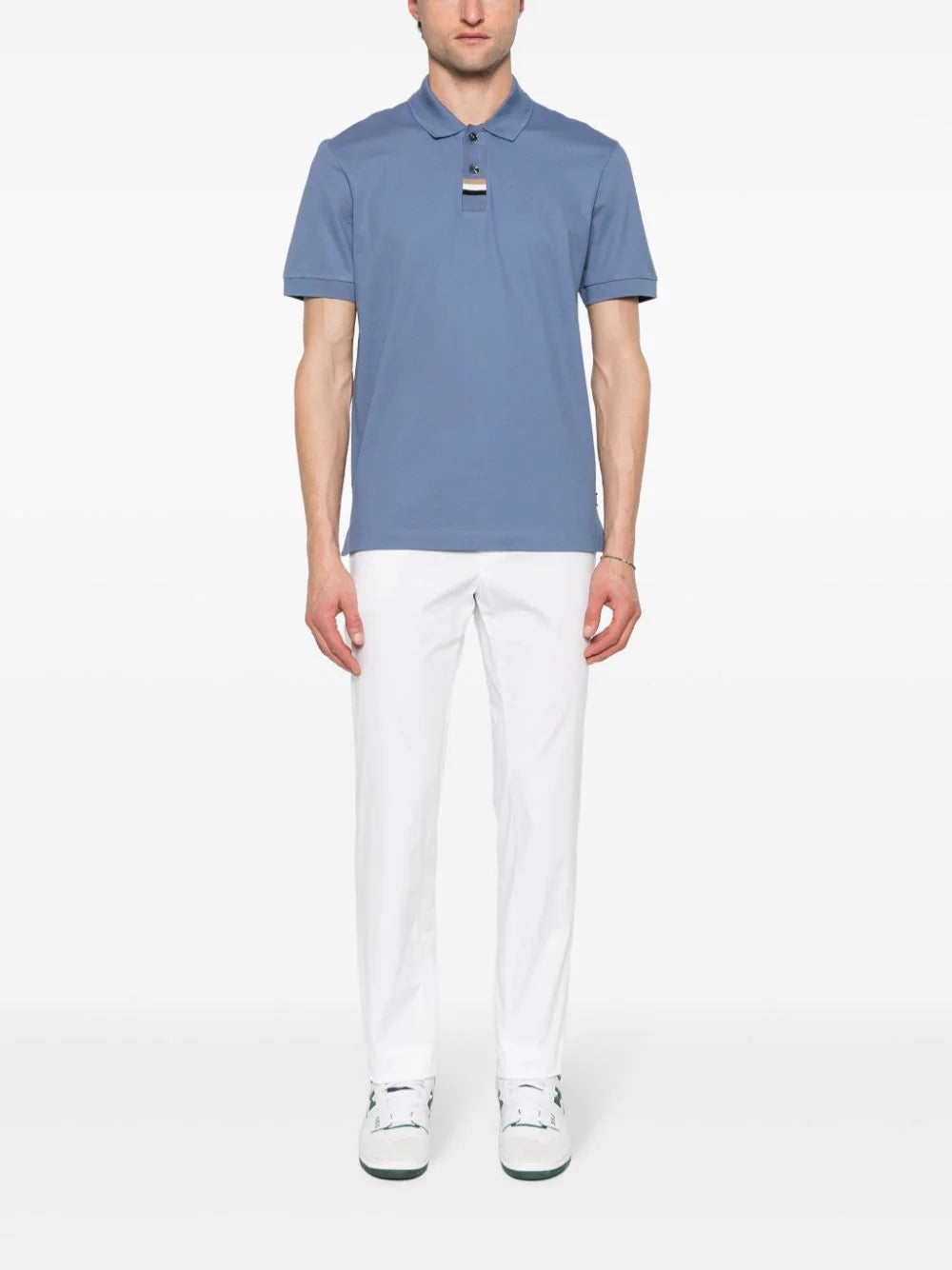 BOSS  piqué cotton polo shirt