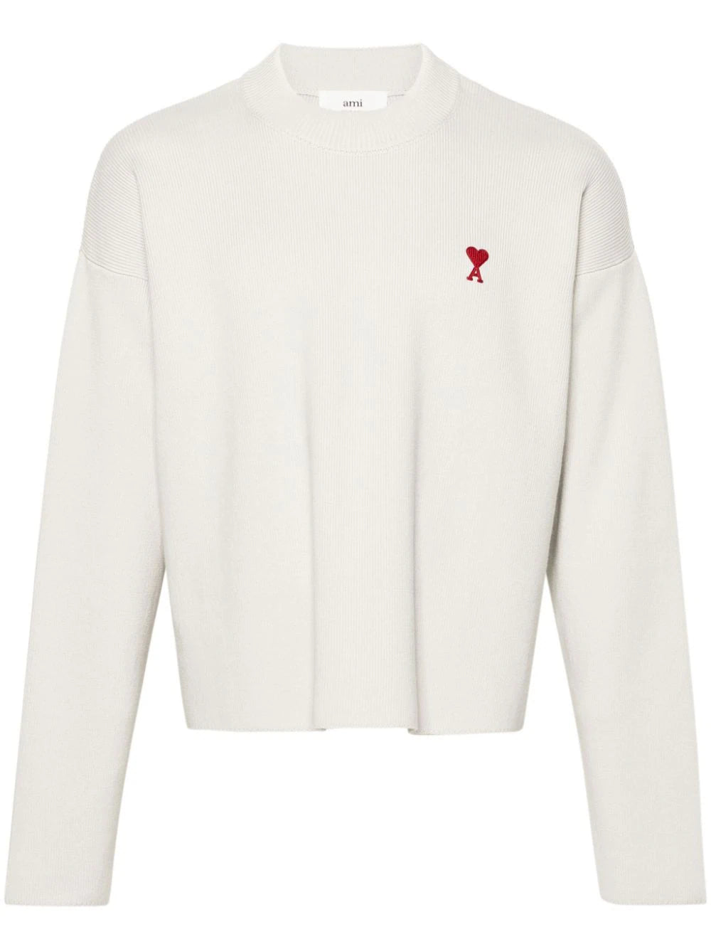 AMI Paris  Ami de Coeur ribbed jumper