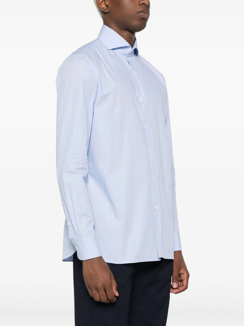 Borrelli  check-pattern cotton shirt