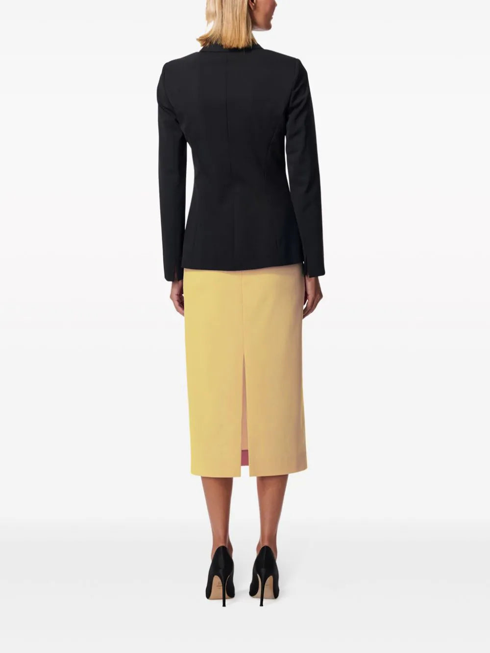Carolina Herrera wool pencil skirt