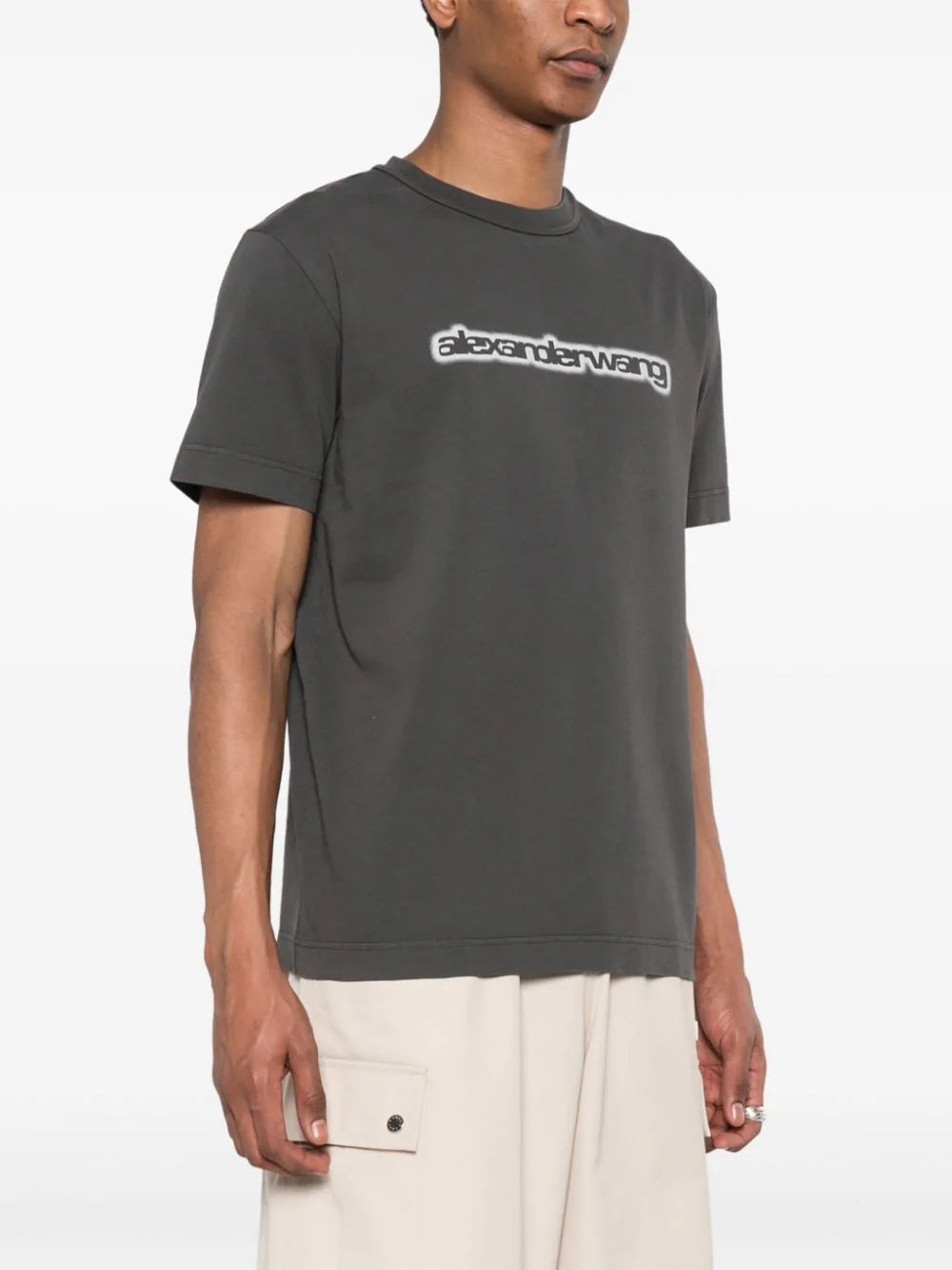 Alexander Wang logo-print cotton T-shirt
