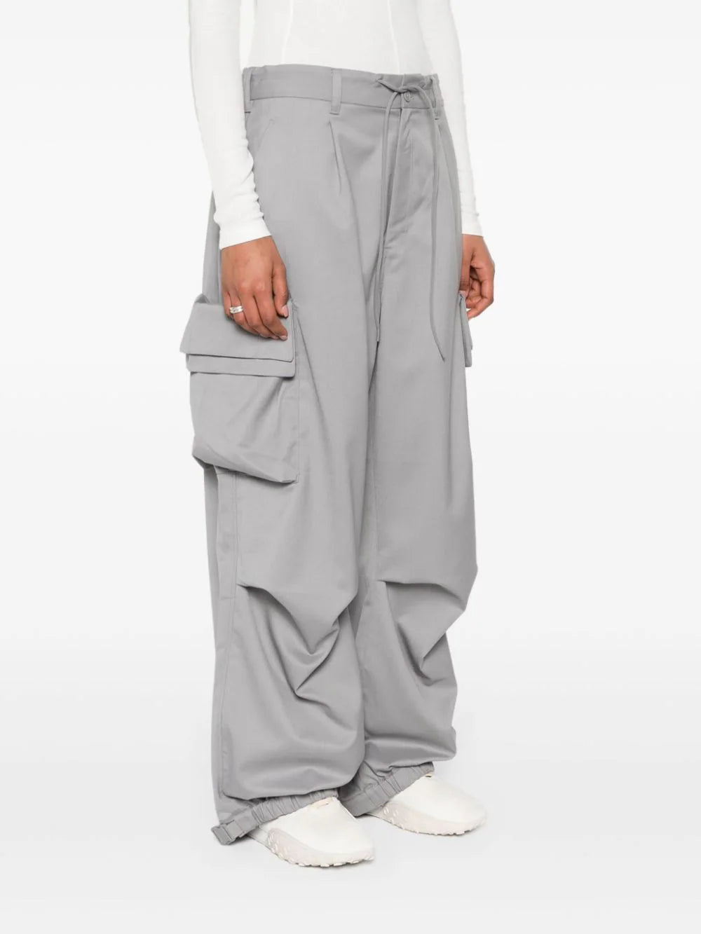 Y-3 logo-print cargo pants