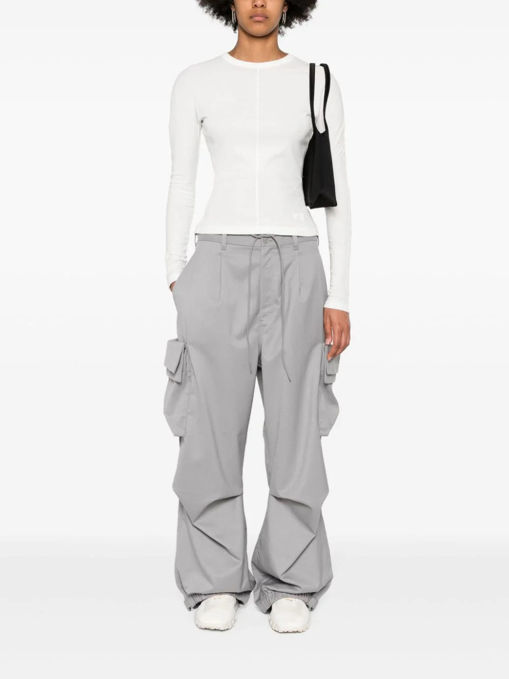 Y-3 logo-print cargo pants