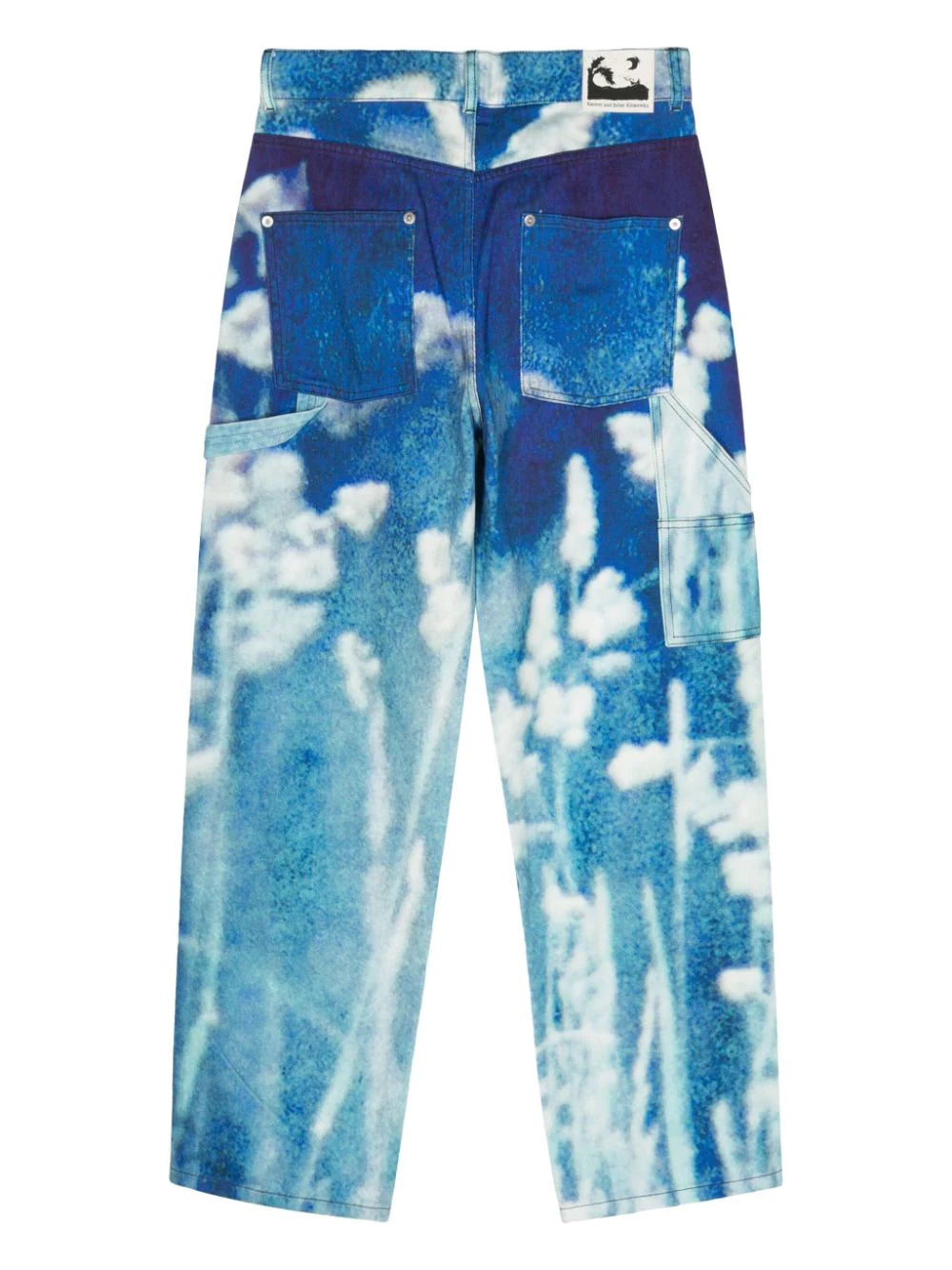 ASSVET  Flourish straight-leg jeans