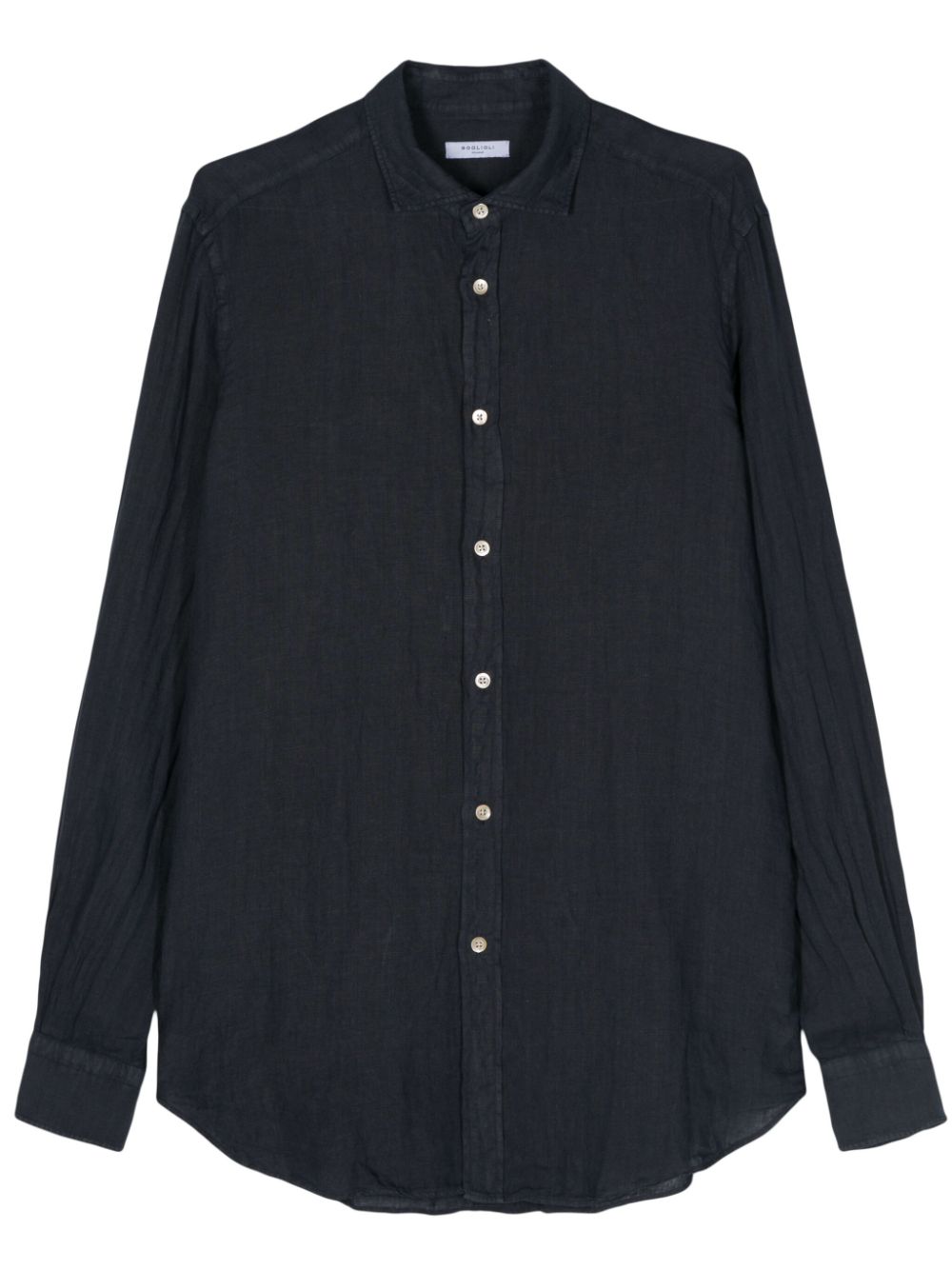 Boglioli  long-sleeve linen shirt