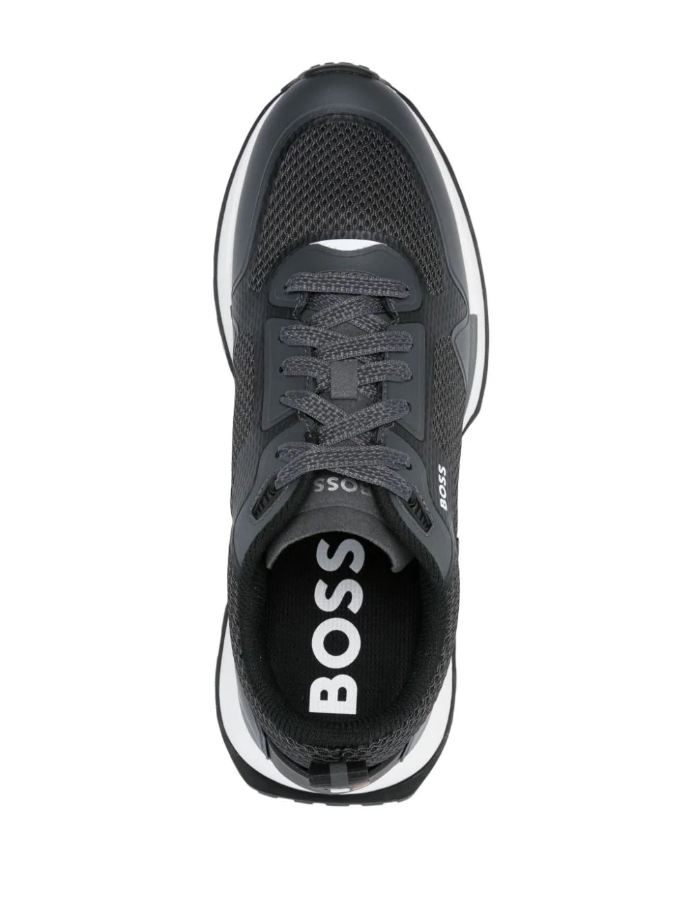BOSS panelled mesh sneakers