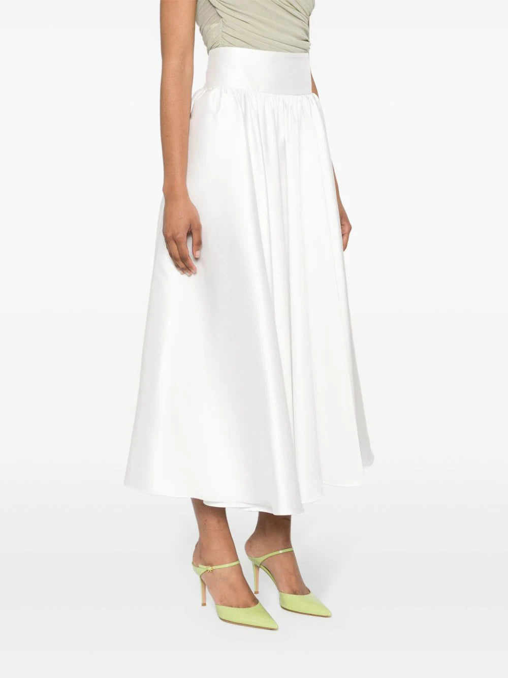 Blanca Vita  pleated maxi skirt