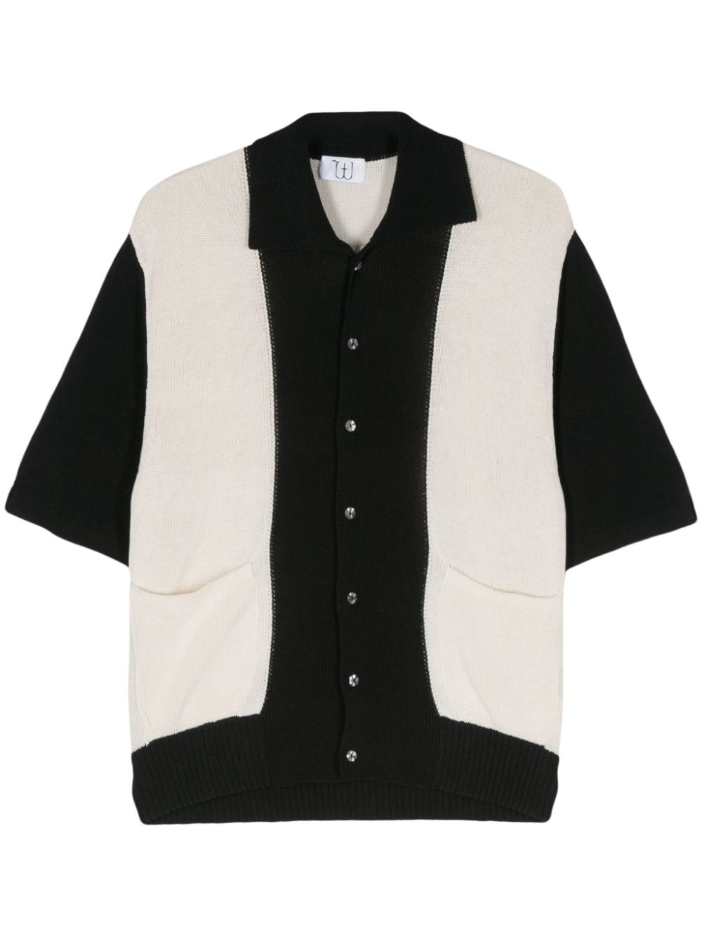Winnie NY  colourblock knitted shirt