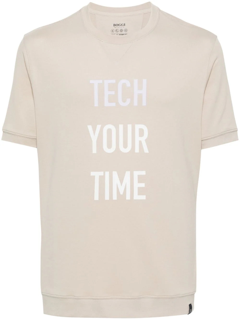 Boggi Milano  slogan-print piqué T-shirt