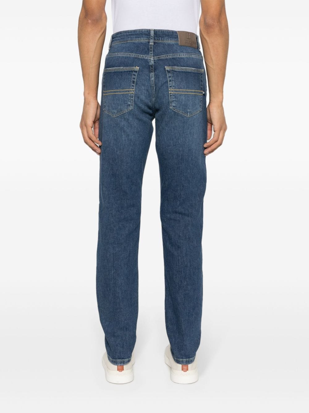 Boggi Milano mid-rise straight-leg jeans