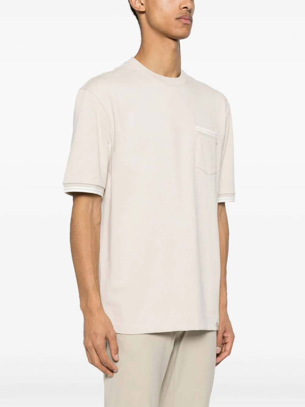 Boggi Milano  logo-embroidered polo shirt
