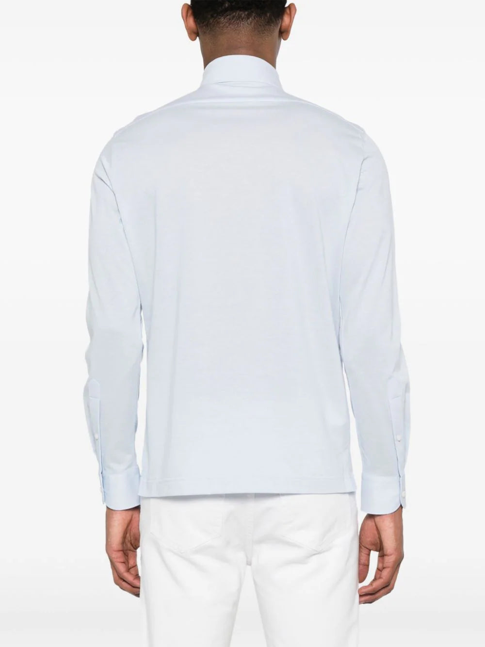 Boggi Milano long-sleeved polo shirt