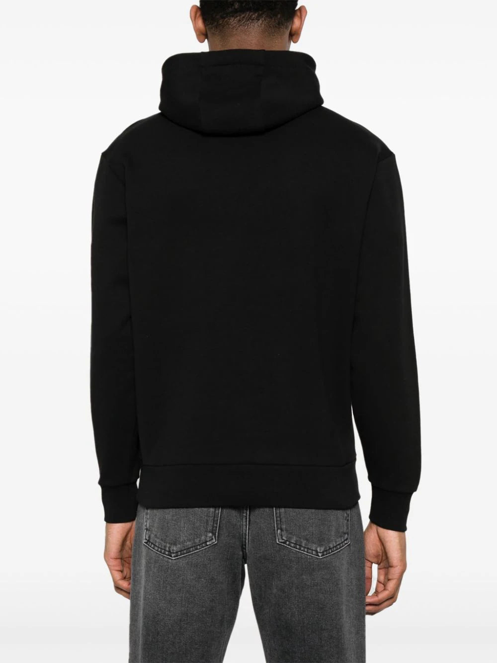 Boggi Milano  logo-embossed cotton hoodie