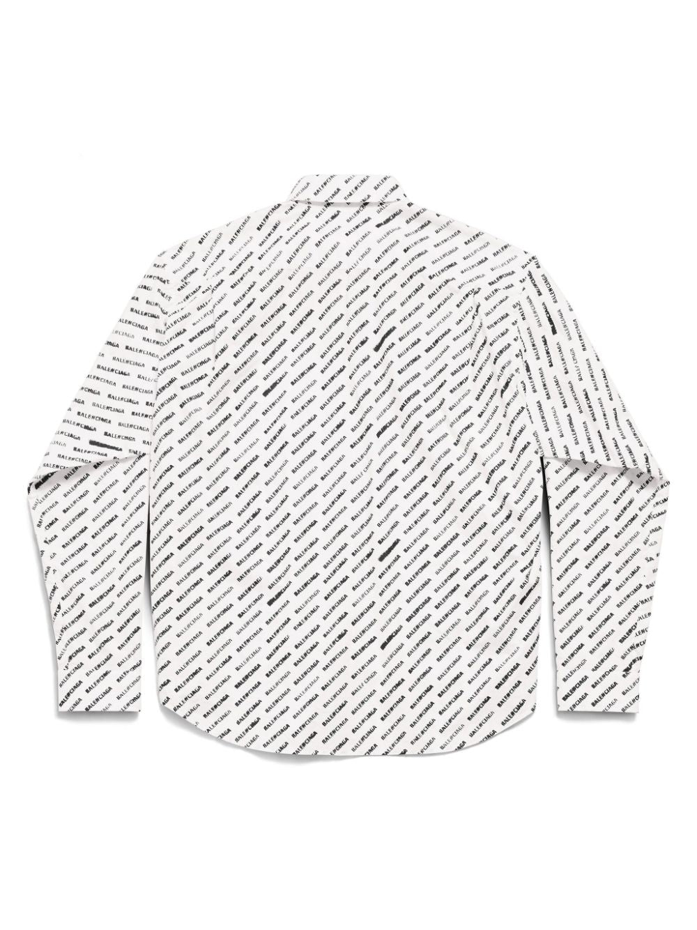Balenciaga Stencil logo-print shirt