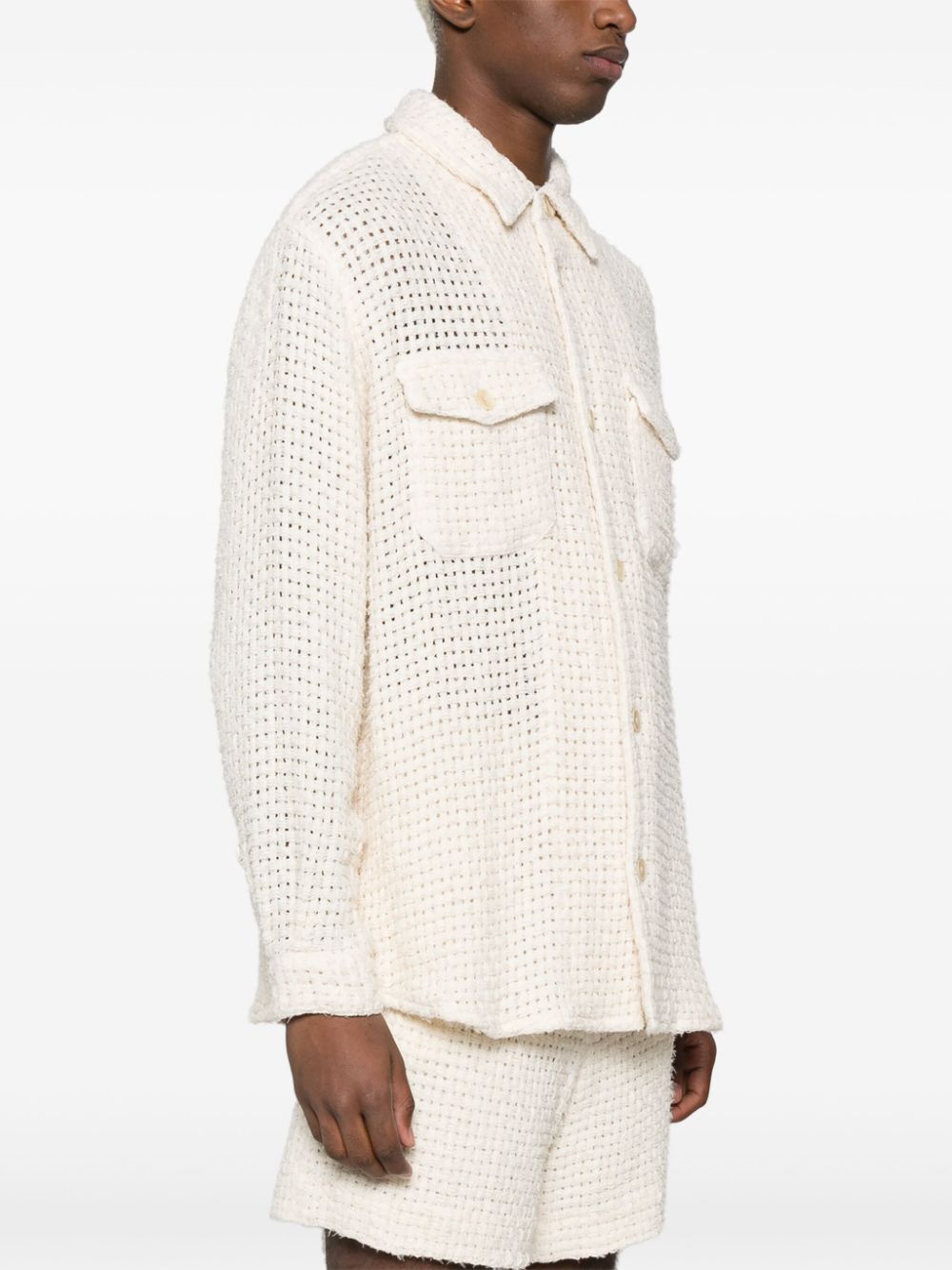 Auralee  long-sleeve tweed shirt