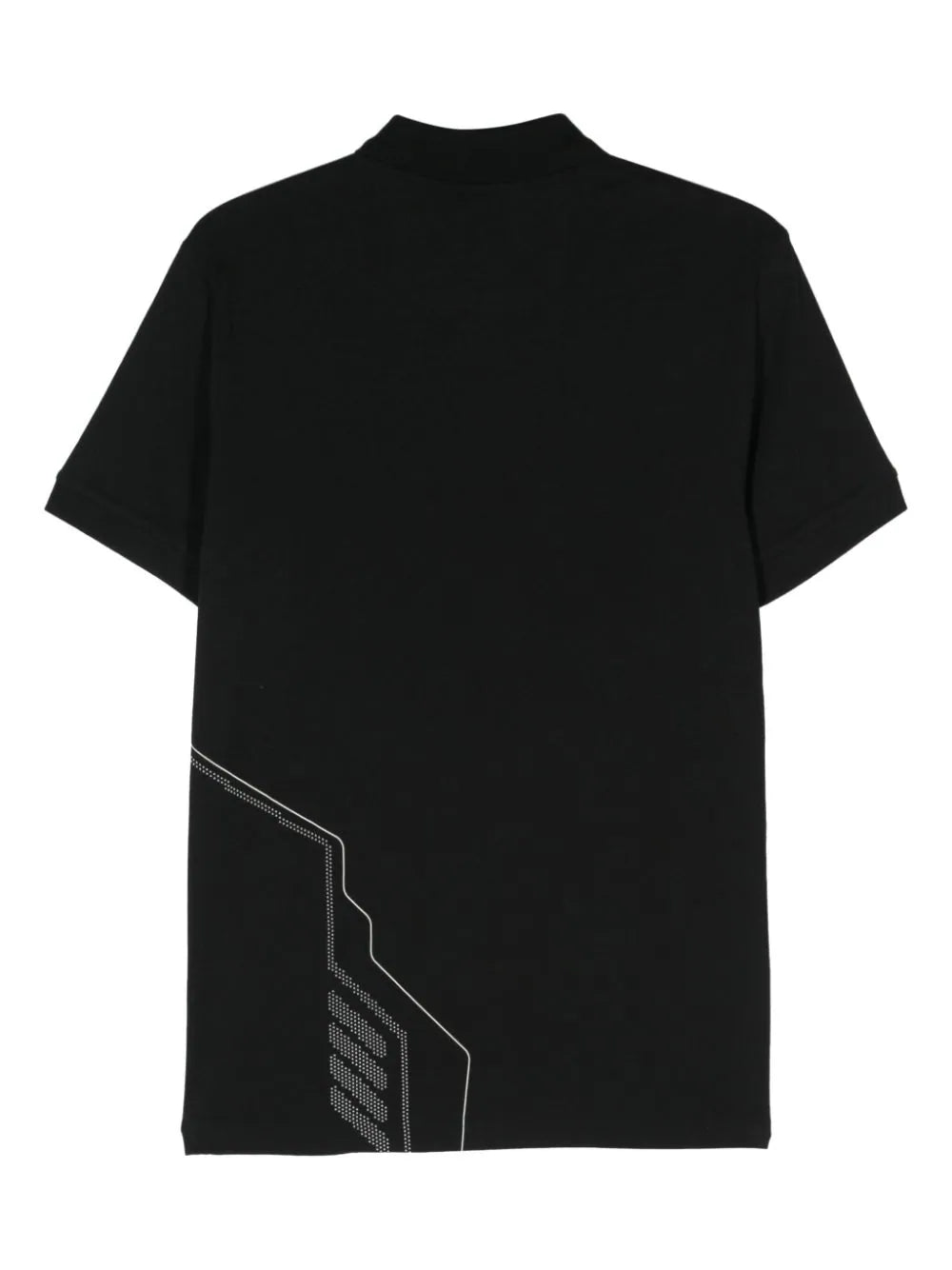 BOSS rubberised-logo polo shirt