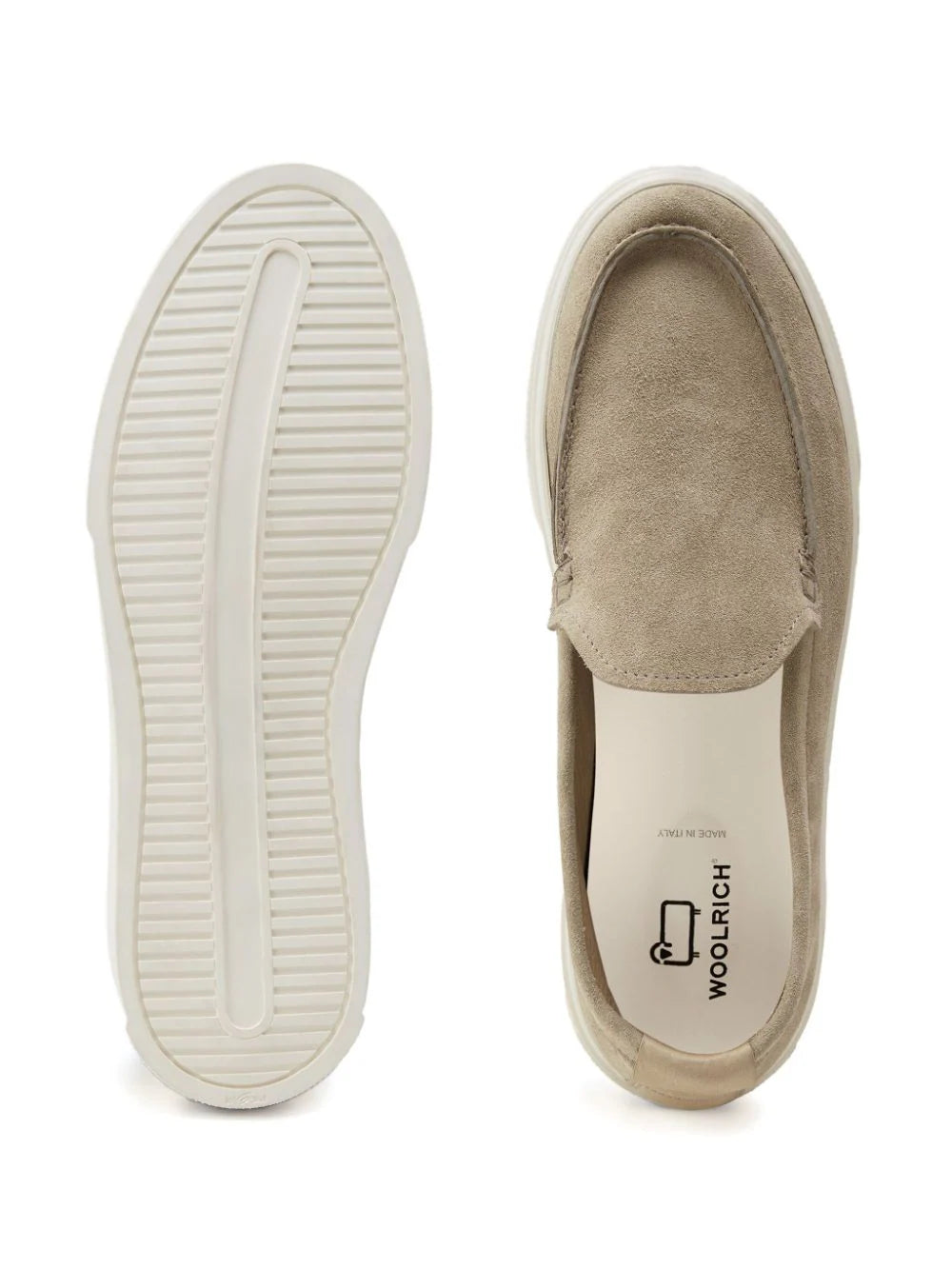 Woolrich  almond-toe suede loafers