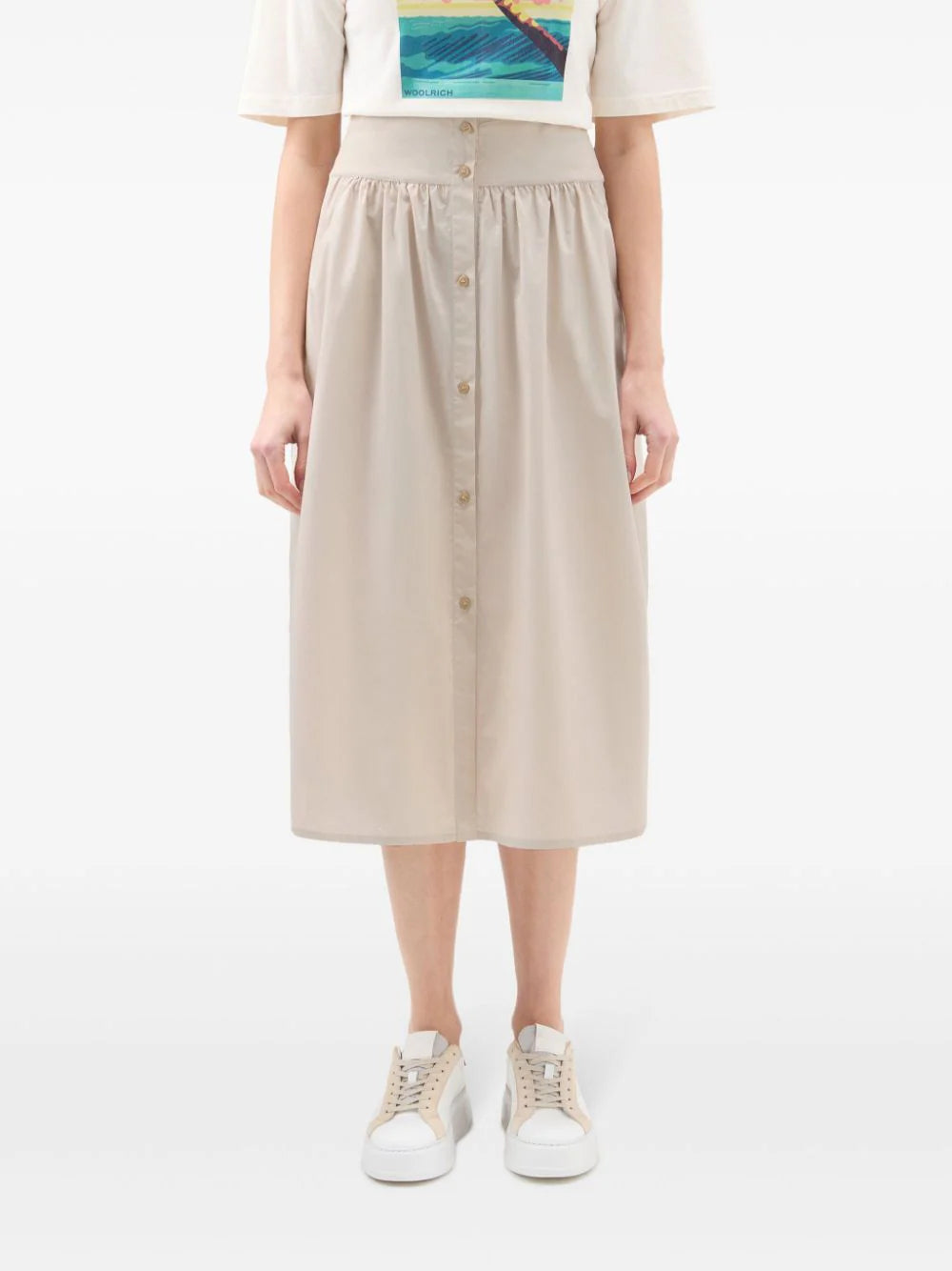 Woolrich  A-line cotton skirt