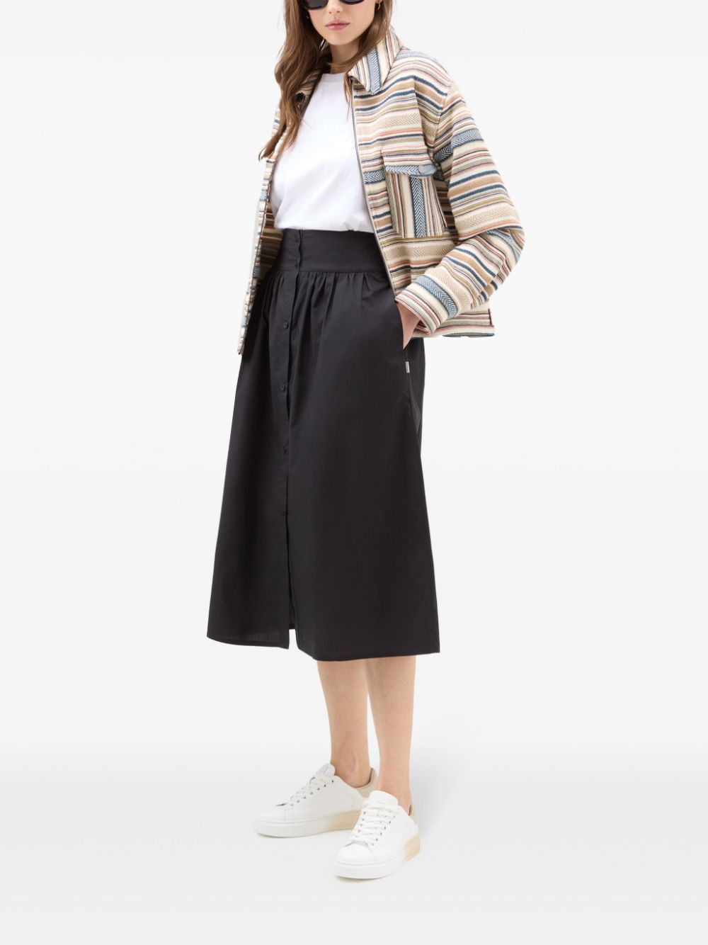 Woolrich  A-line cotton skirt
