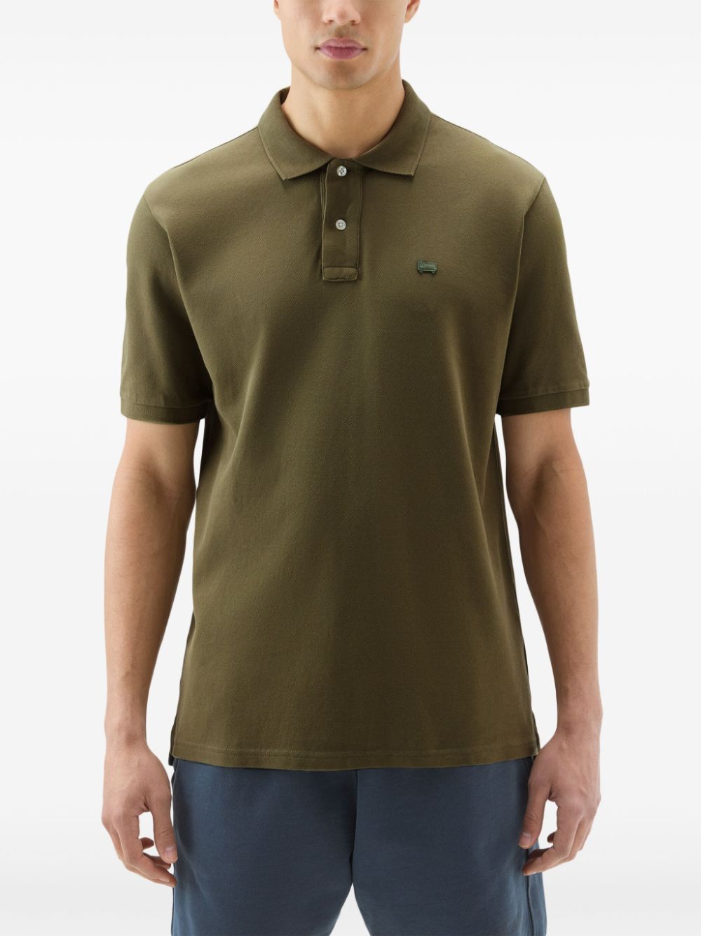 Woolrich logo-embroidered polo shirt