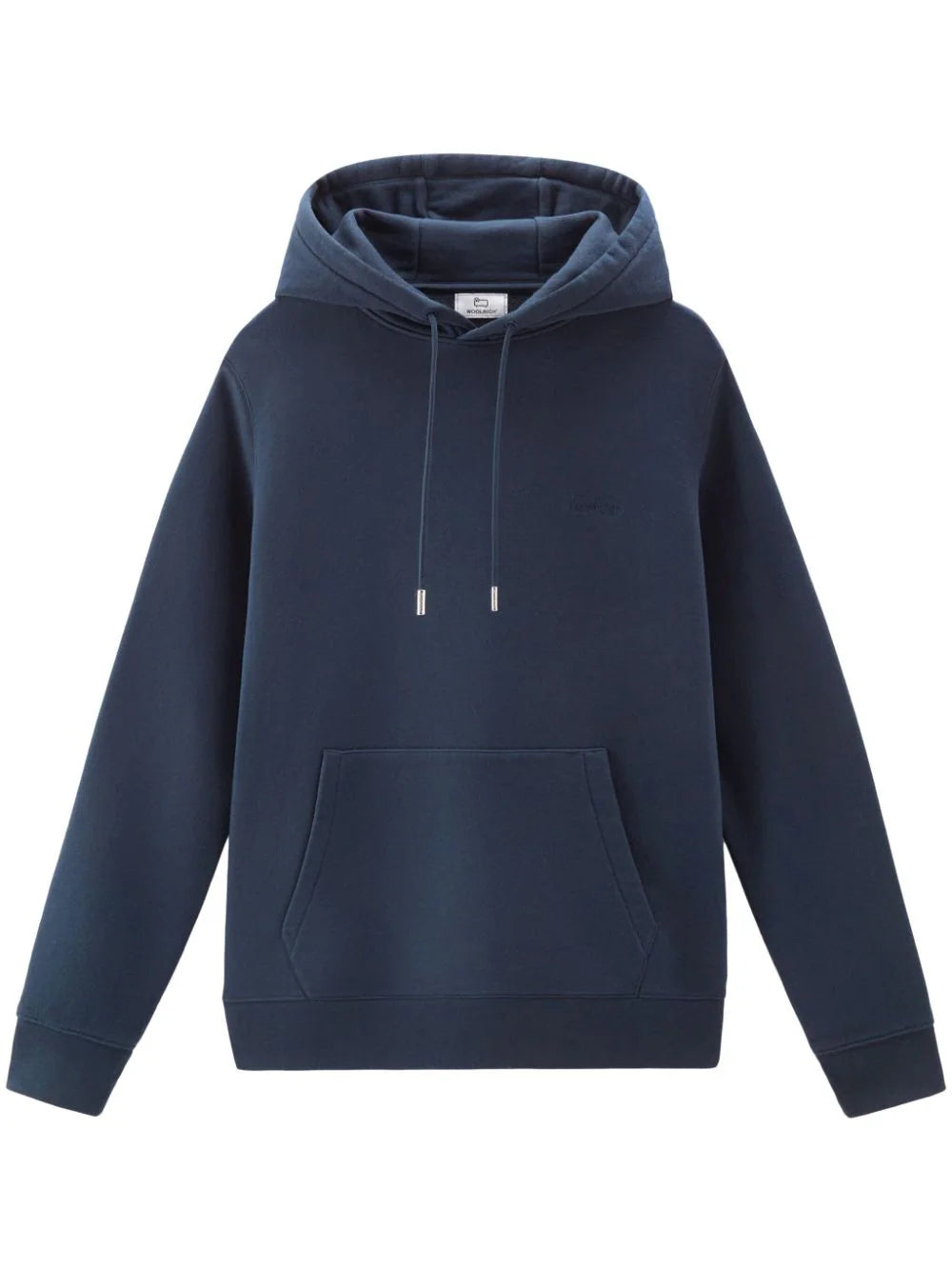 Woolrich  logo-embroidered cotton hoodie
