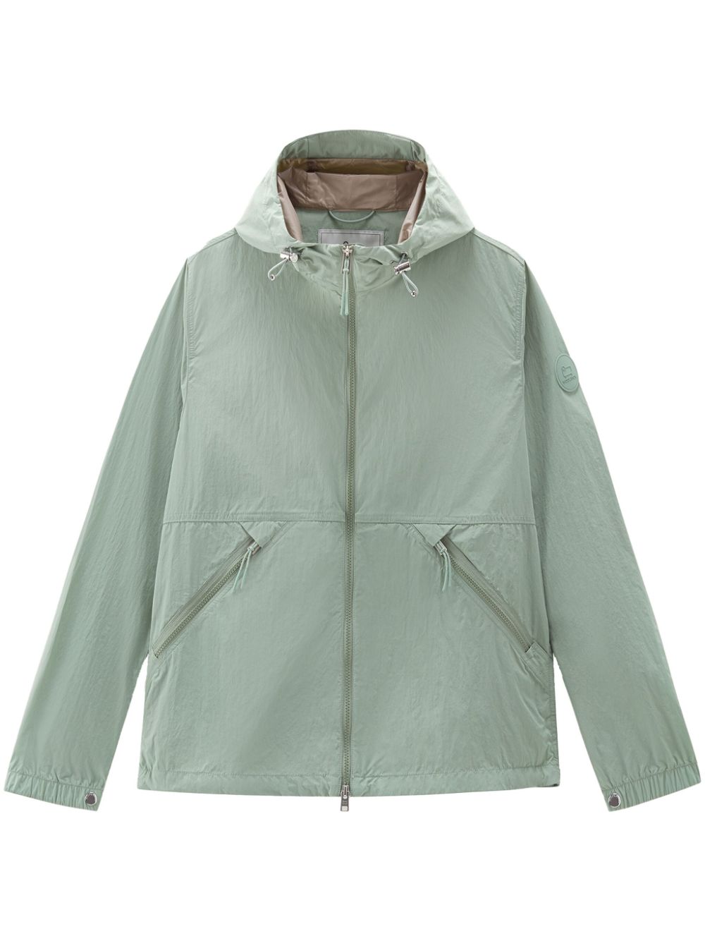 Woolrich  Crinkle hooded windbreaker