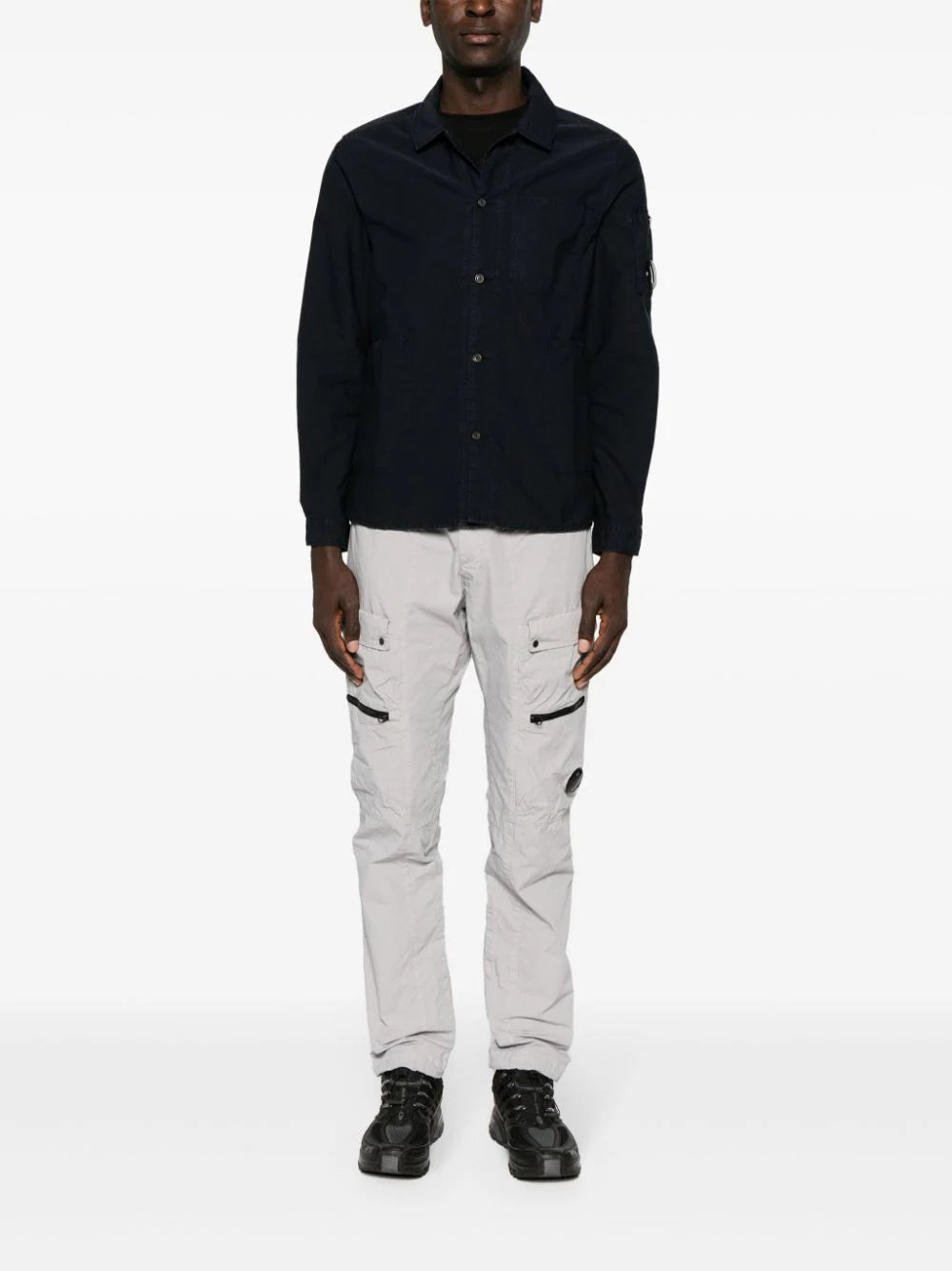 C.P. Company Lens-detail cotton overshirt