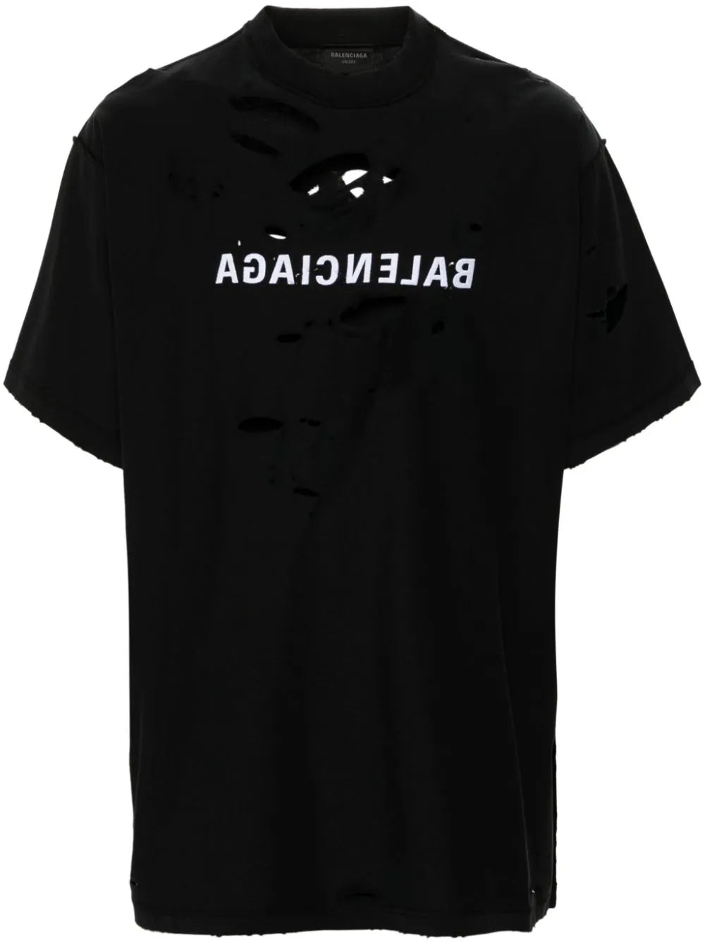 Balenciaga  logo-embroidered T-shirt