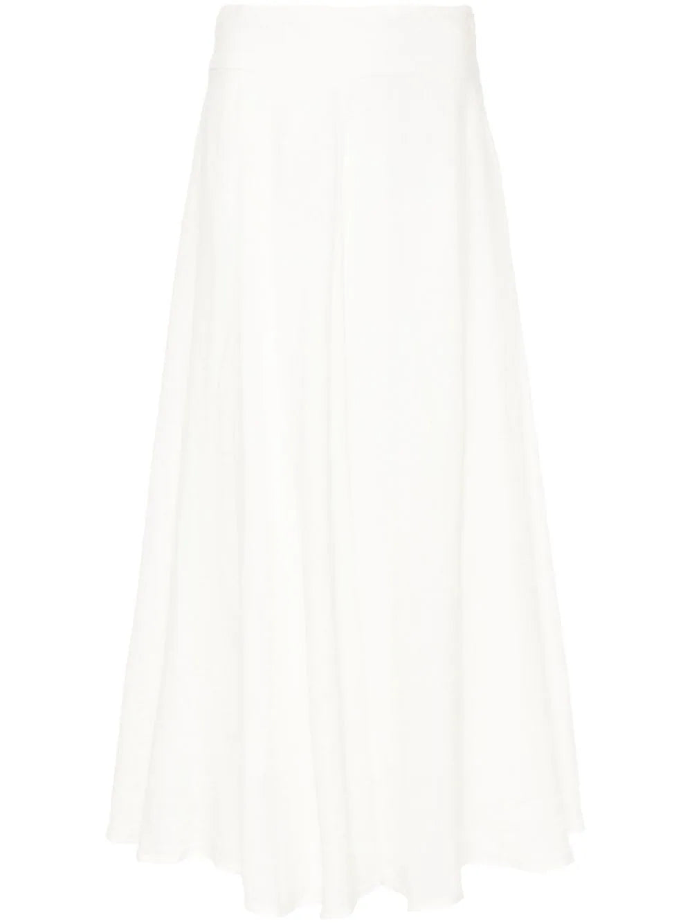 120% Lino  flared linen maxi skirt