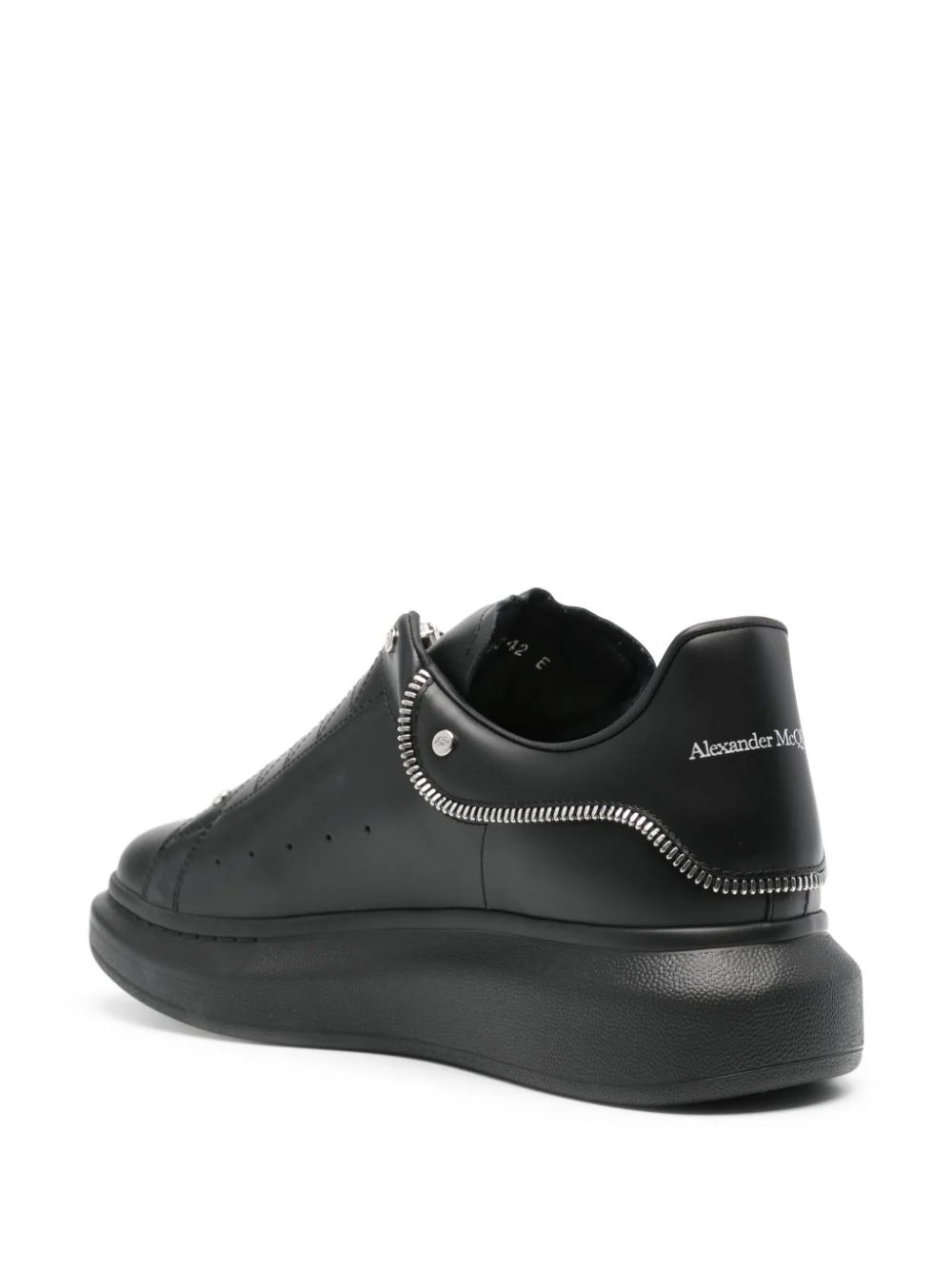 Alexander McQueen  logo-print leather sneakers