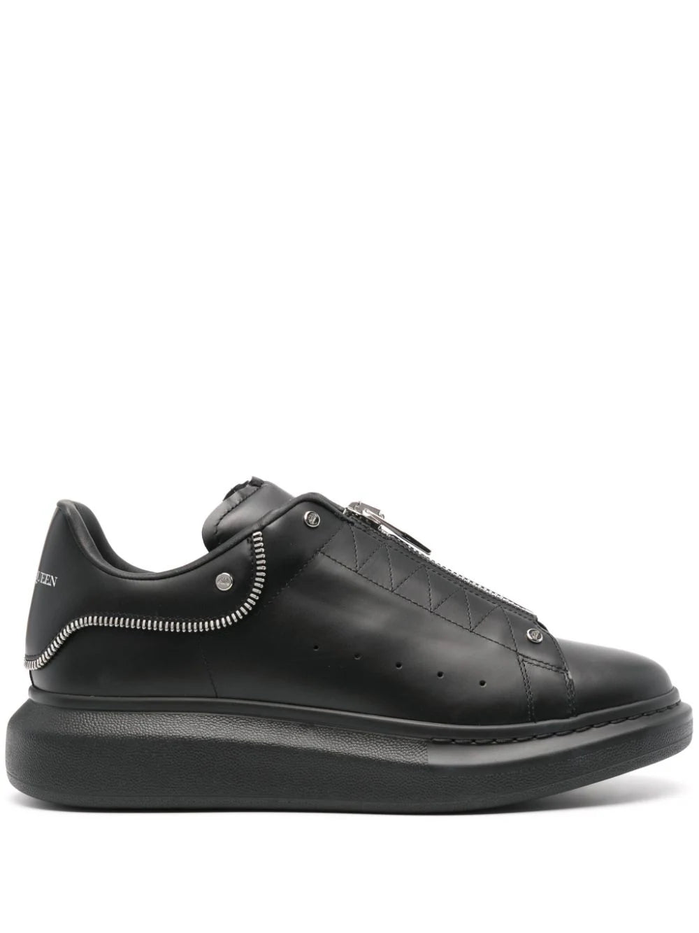 Alexander McQueen  logo-print leather sneakers