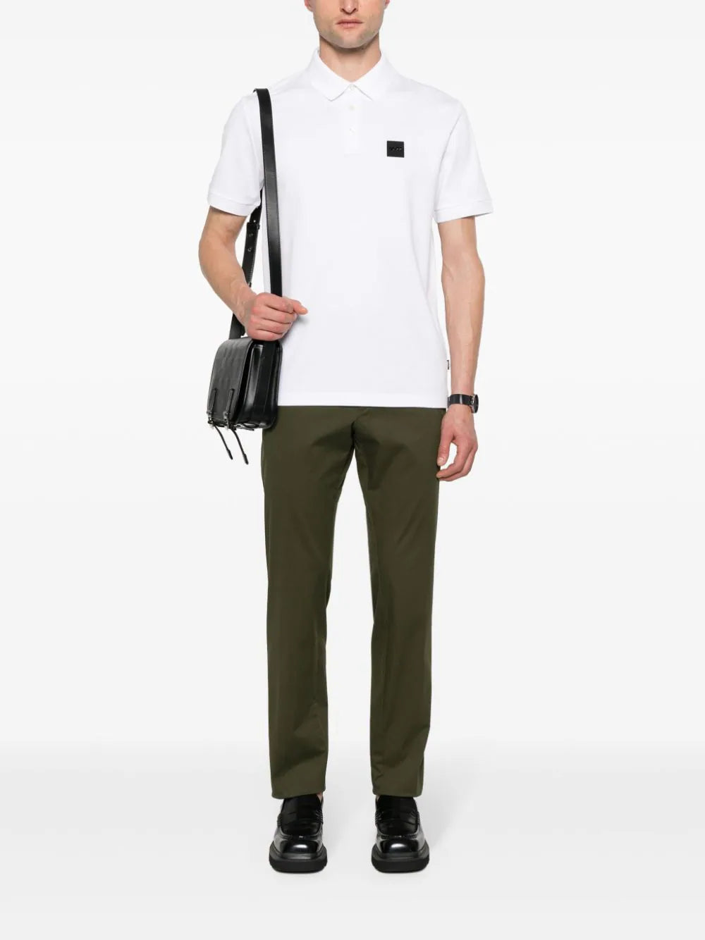 BOSS appliqué-logo polo shirt