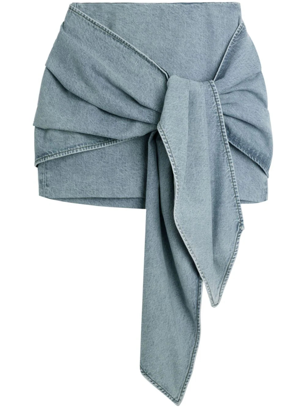 Axel Arigato  Hydra denim wrap minidress