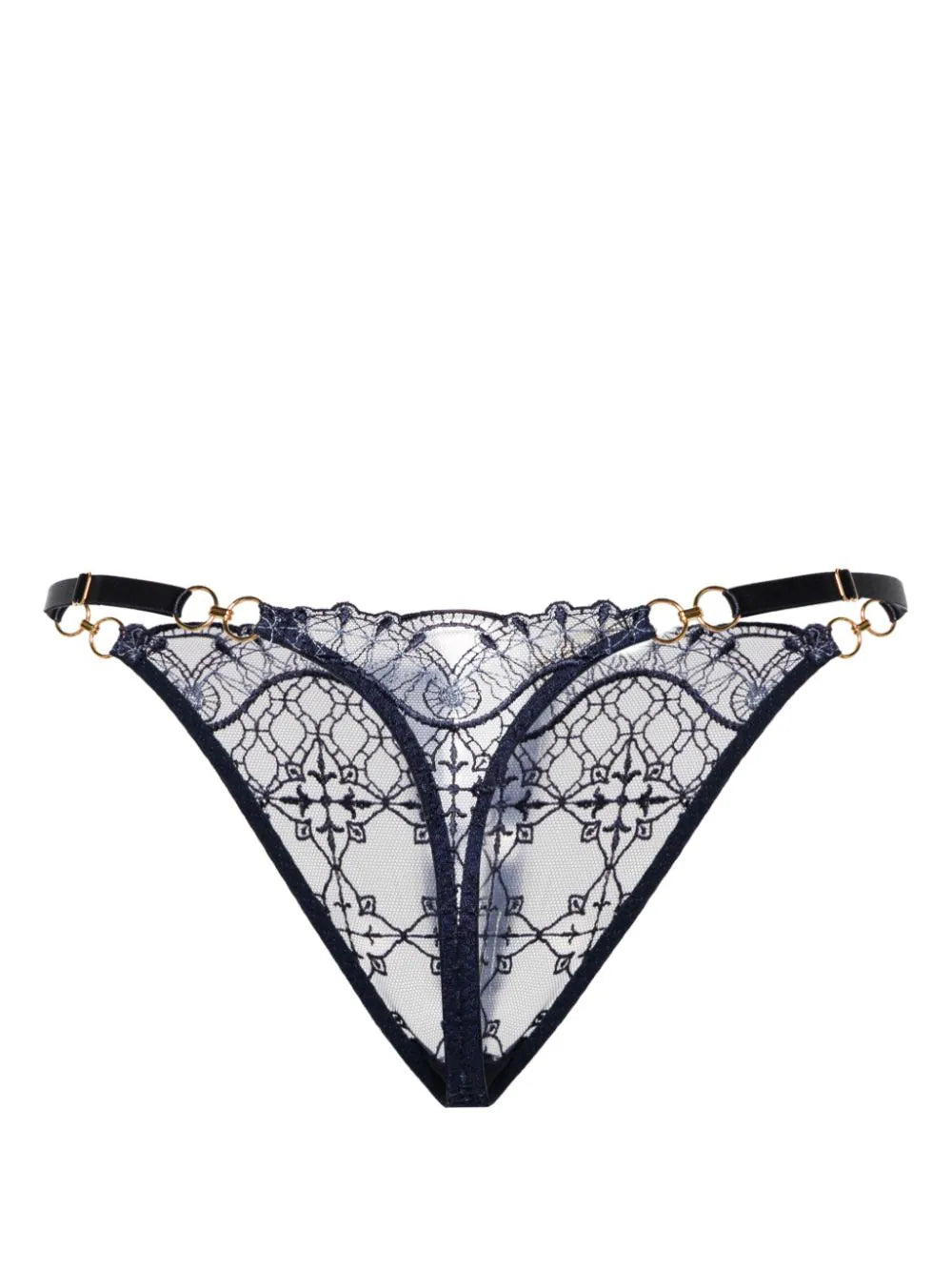 Bordelle Mari embroidered thong