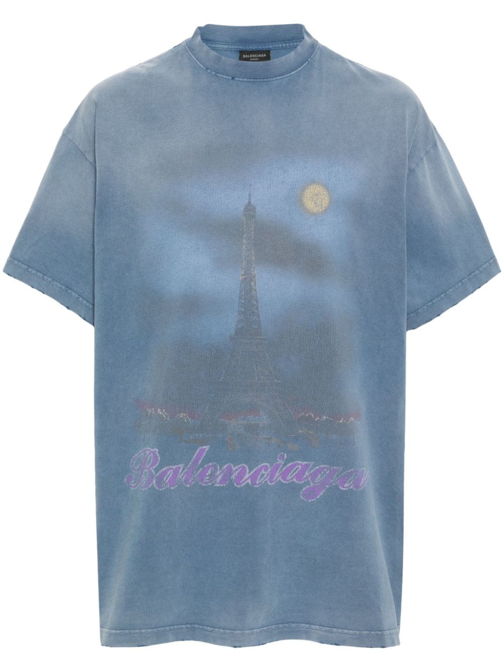 Balenciaga  Paris Moon cotton T-shirt