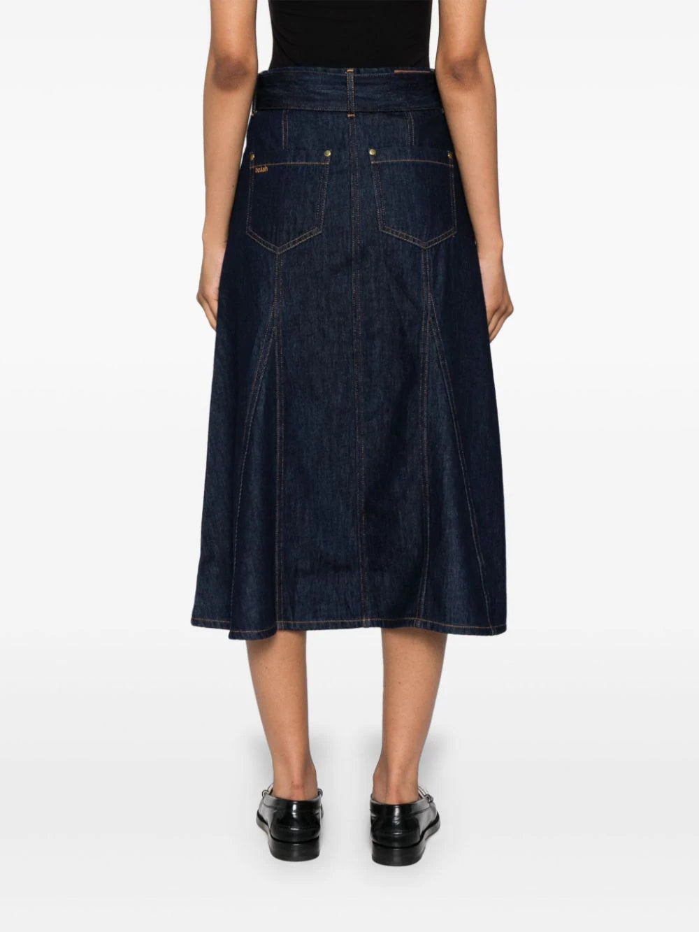 Ba&Sh  Dakota denim midi skirt