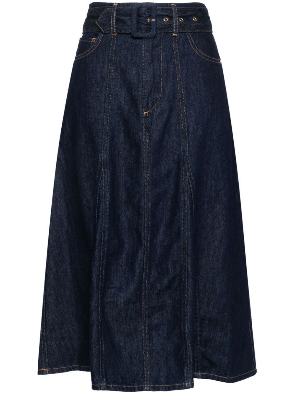 Ba&Sh  Dakota denim midi skirt