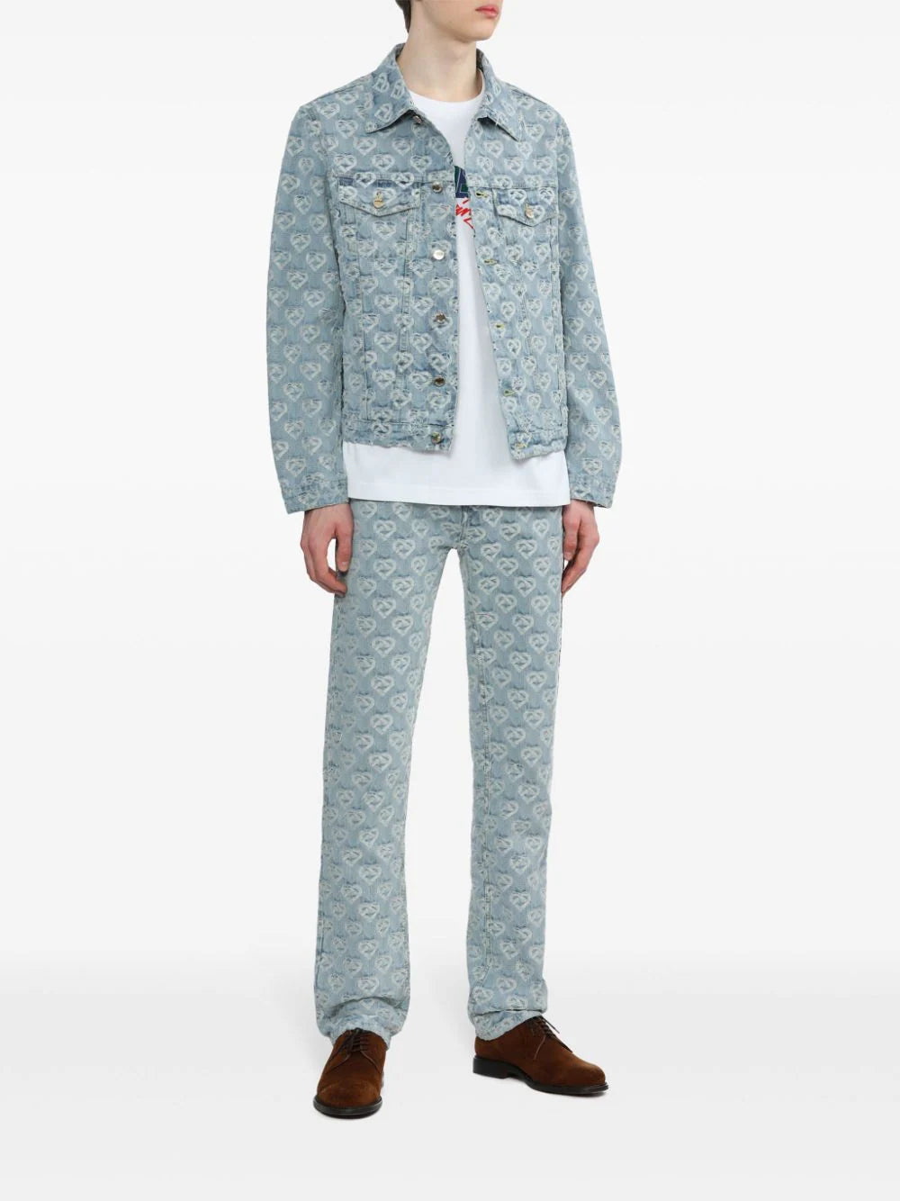 Casablanca monogram-print jeans