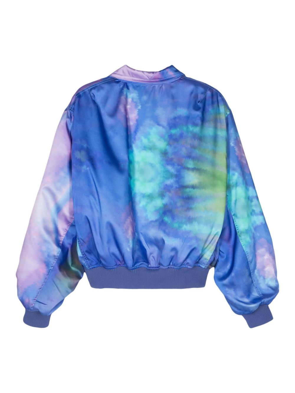 BLUEMARBLE  tie-dye pattern padded jacket