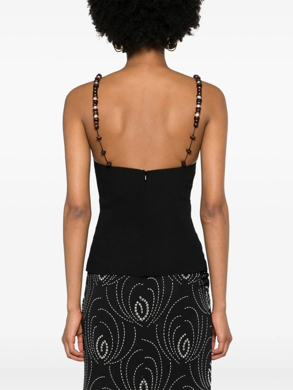 16Arlington Solarte beaded crepe blouse - Image 4