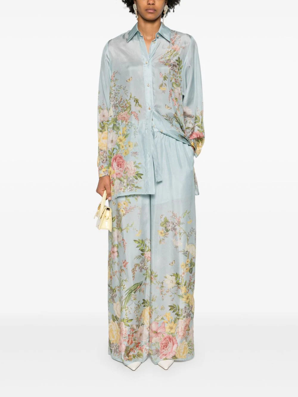 ZIMMERMANN  Waverly high-waist palazzo trousers