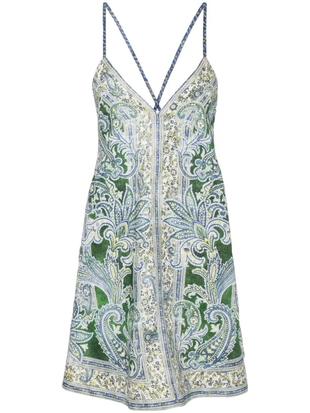 ZIMMERMANN  Ottie Swing linen minidress