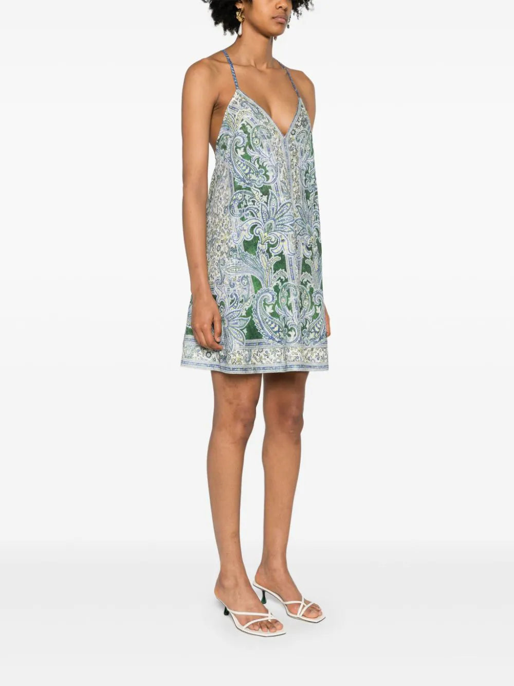 ZIMMERMANN Ottie Swing linen minidress