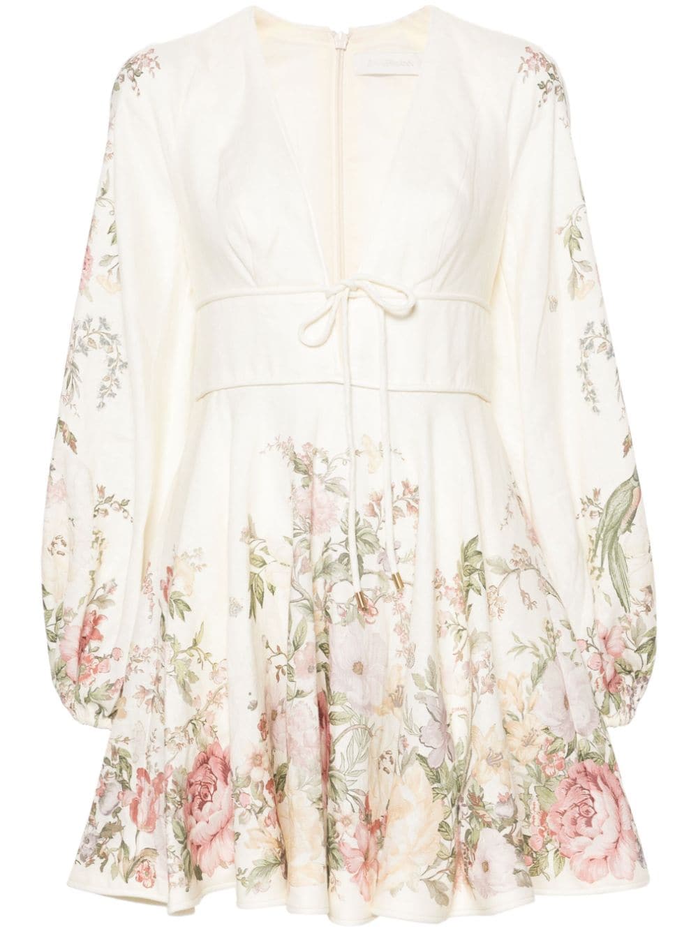 ZIMMERMANN  Waverly linen minidress