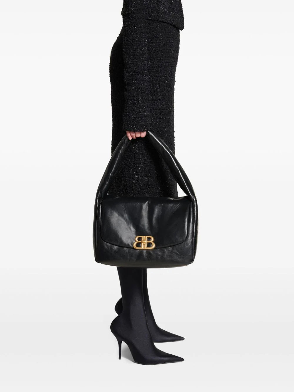 Balenciaga  medium Monaco leather shoulder bag