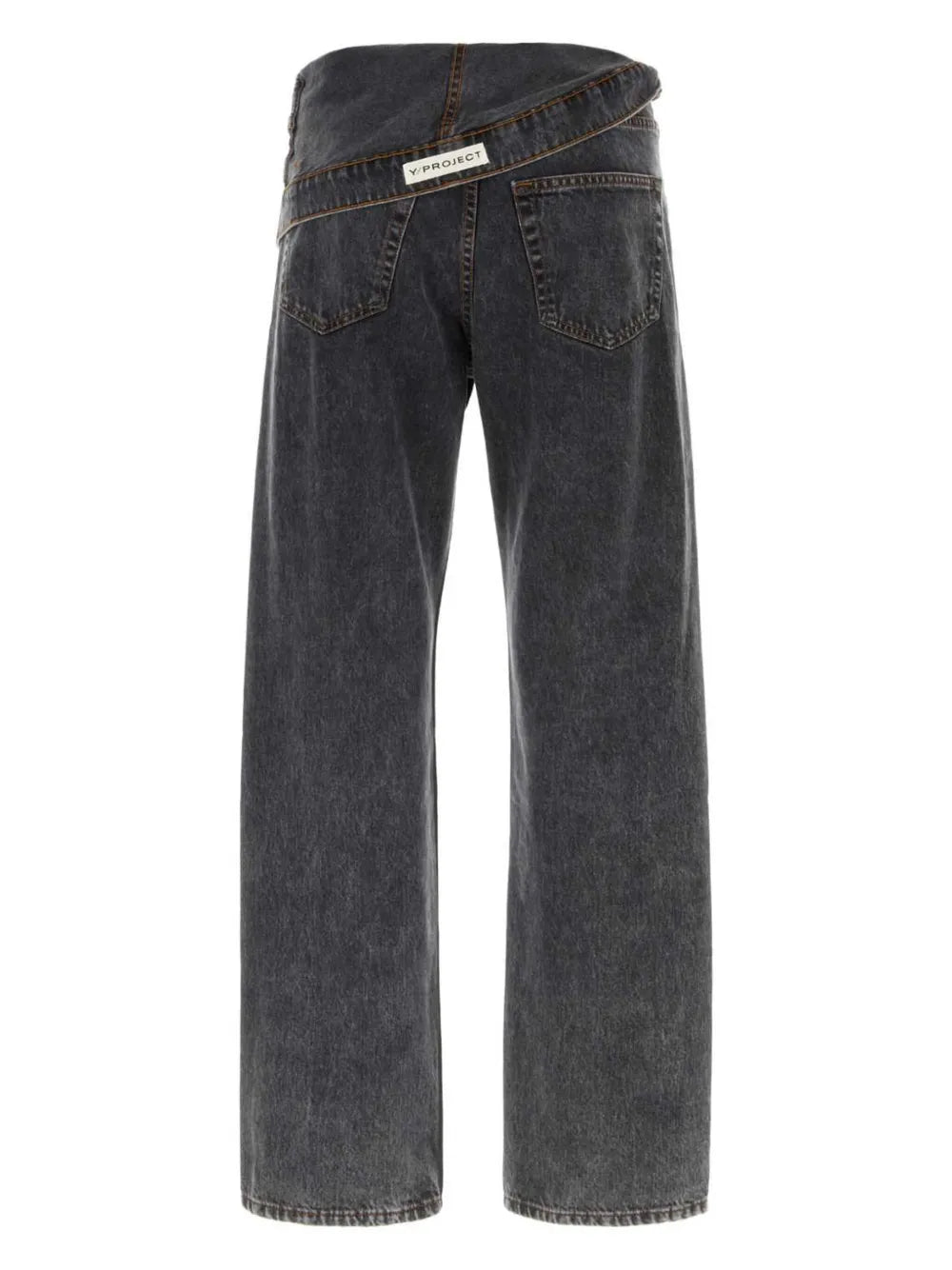 Y/Project  asymmetric straight-leg jeans