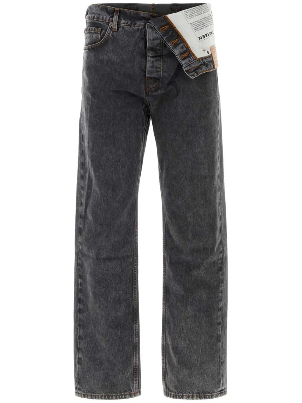 Y/Project  asymmetric straight-leg jeans