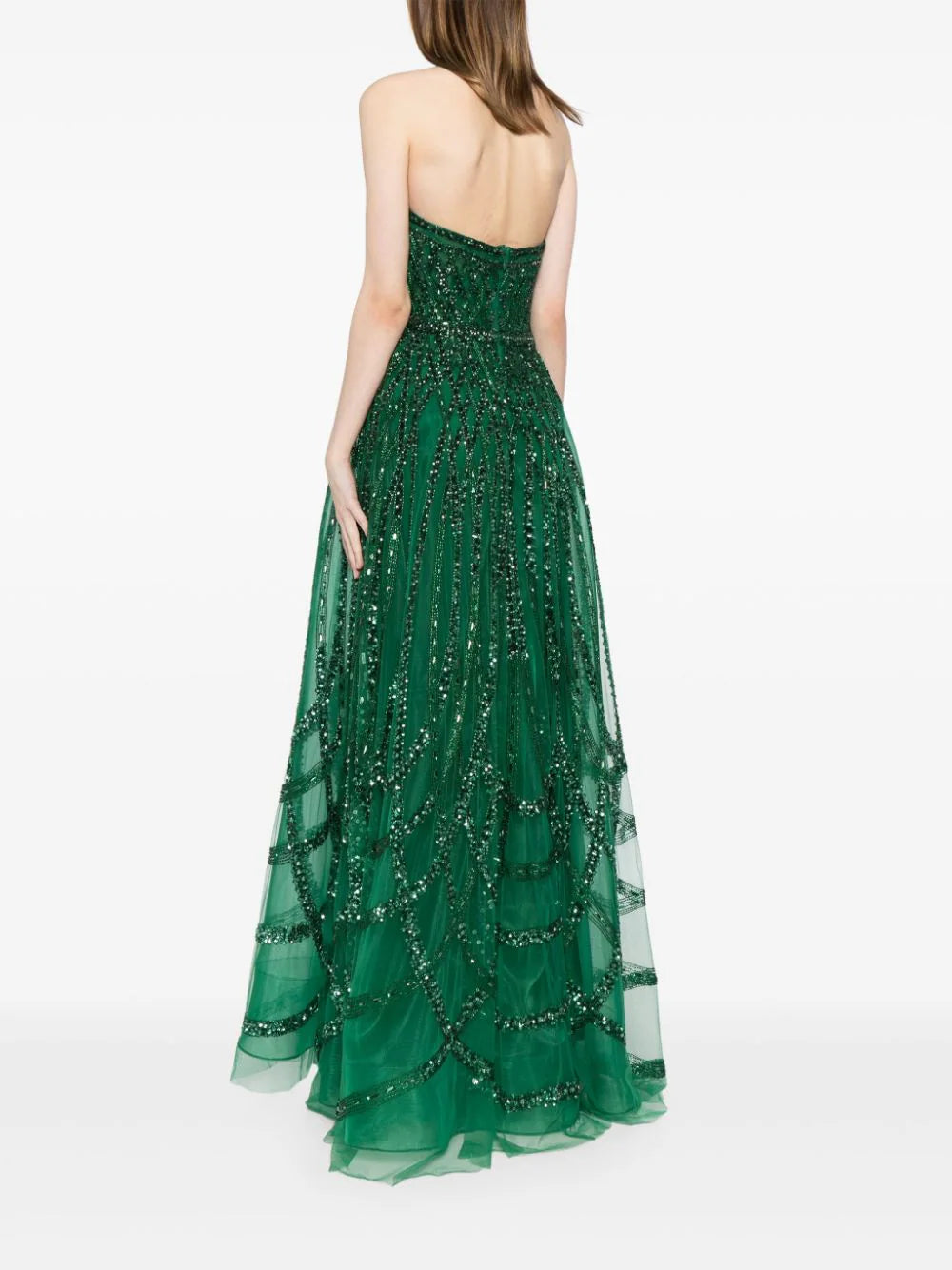 Zuhair Murad  bead-embroidered corset gown