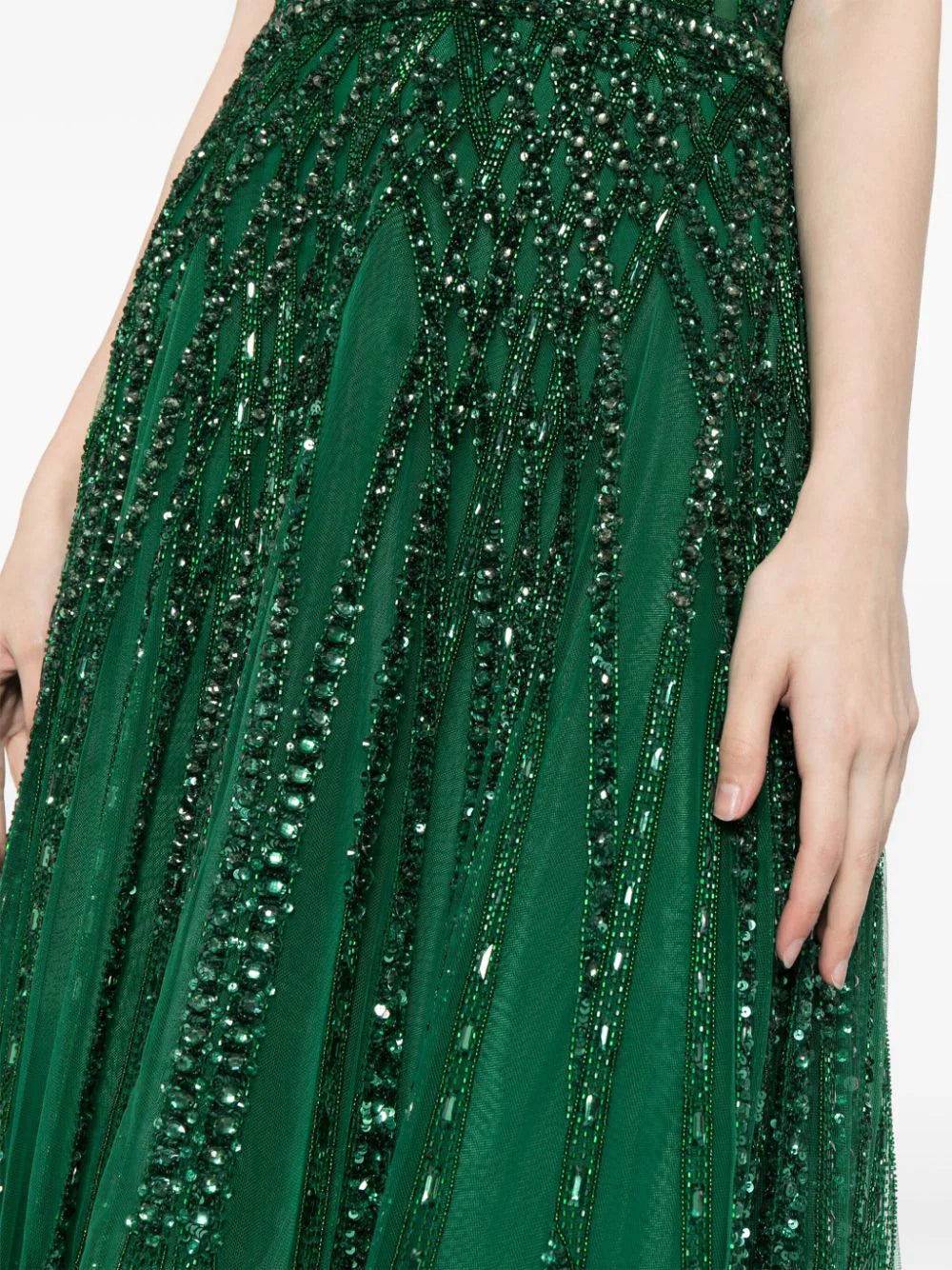 Zuhair Murad  bead-embroidered corset gown